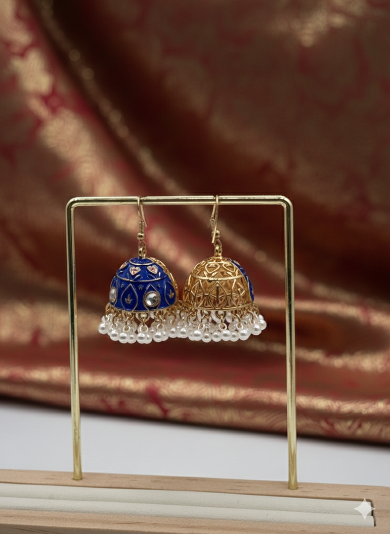 Zar-e-Noor Pearl Jhumka
