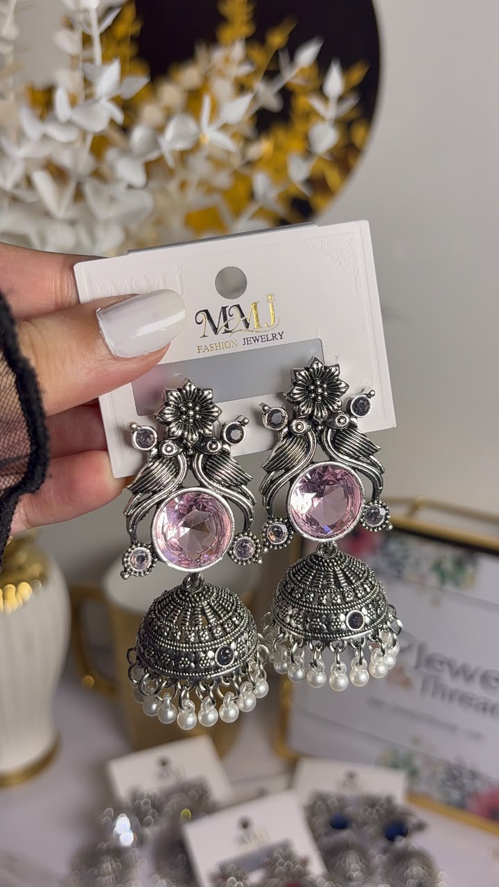 Moti Antique Jhumkay