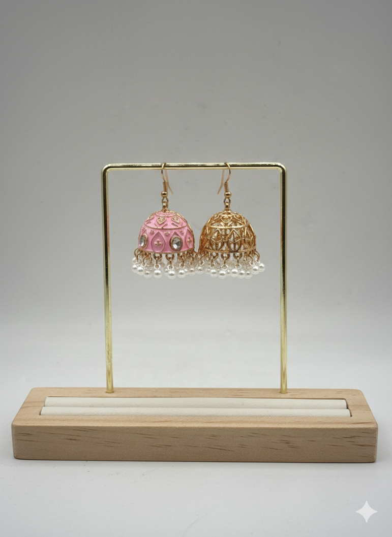 Zar-e-Noor Pearl Jhumka