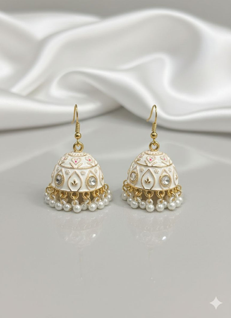 Zar-e-Noor Pearl Jhumka