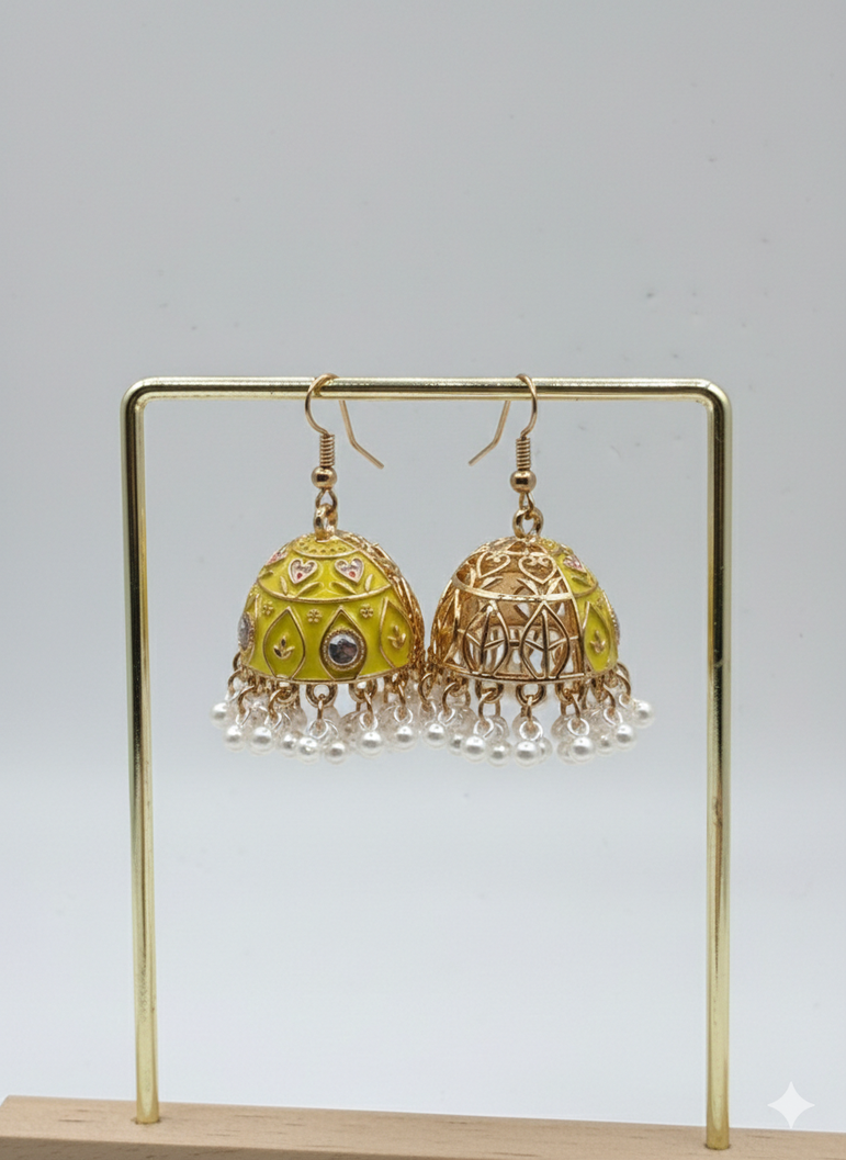 Zar-e-Noor Pearl Jhumka