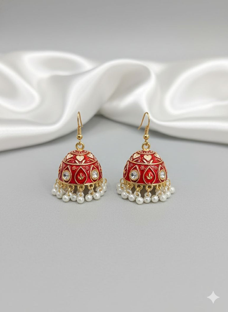 Zar-e-Noor Pearl Jhumka