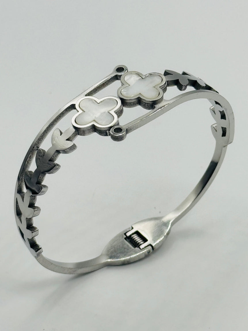 Clover Silver Bracelet Kara