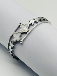 Clover Silver Bracelet Kara
