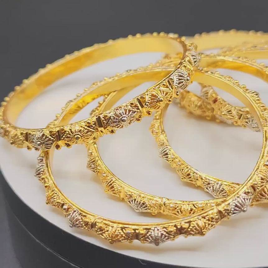Golden Bangle Set