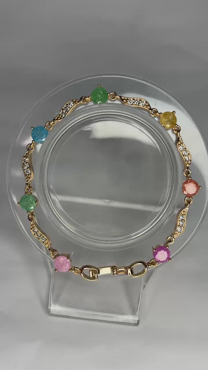 Colourful Circle Bracelet