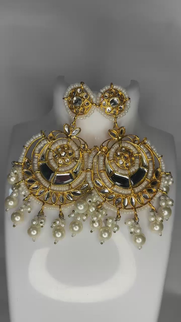 Pearl Noor Chandbali Earrings