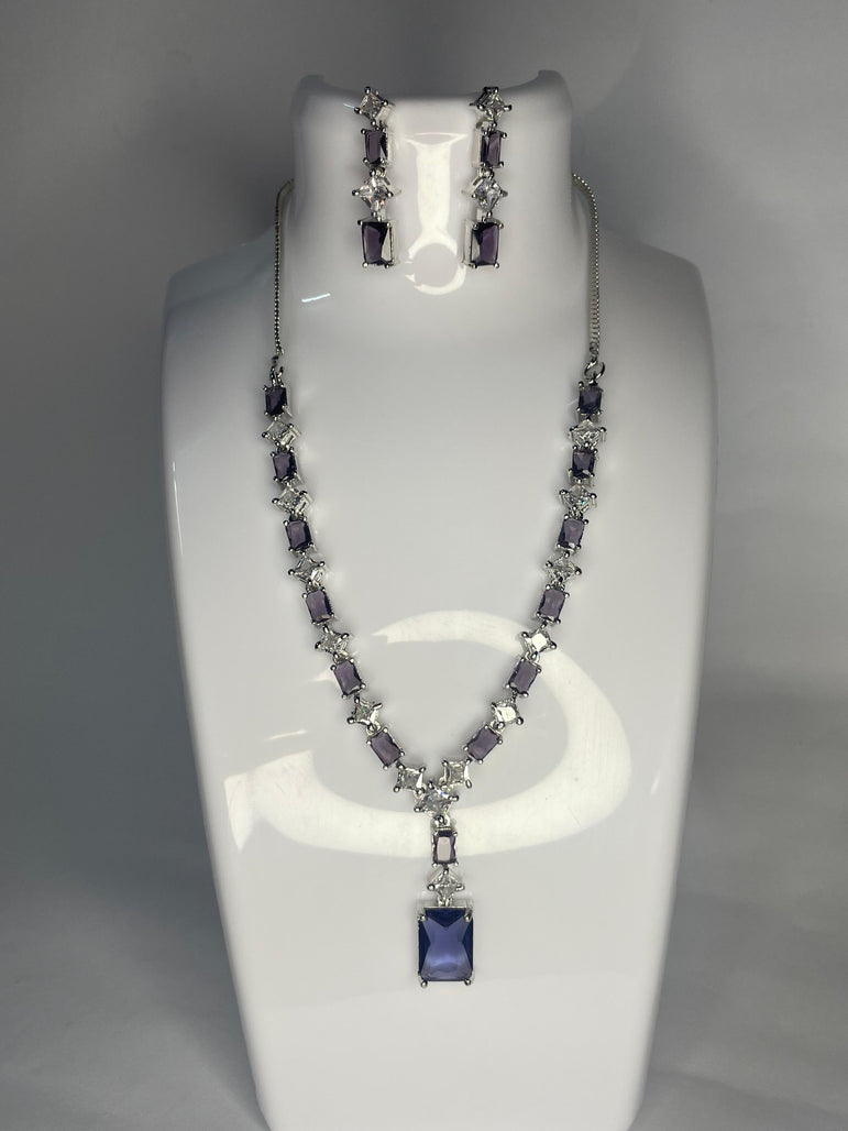 American diamond Locket set