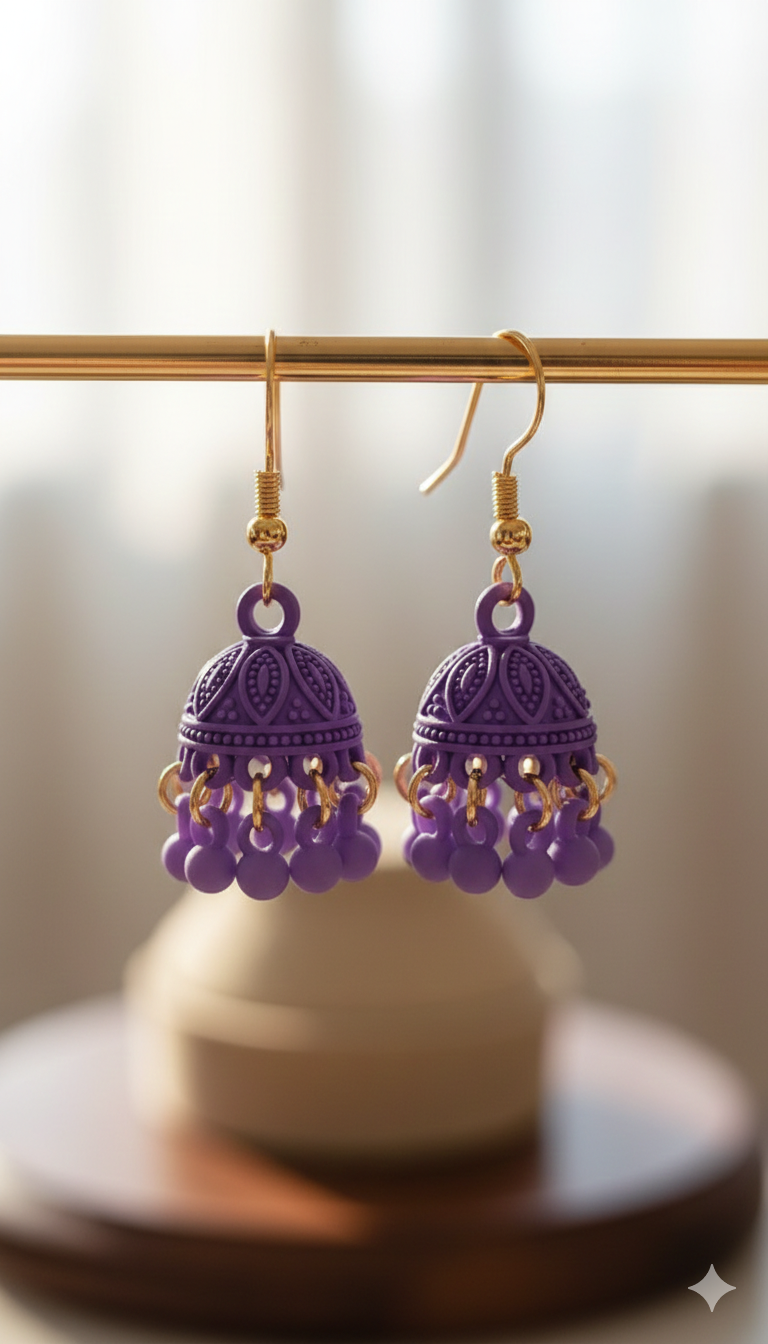 Daily charm jhumkay (Small)