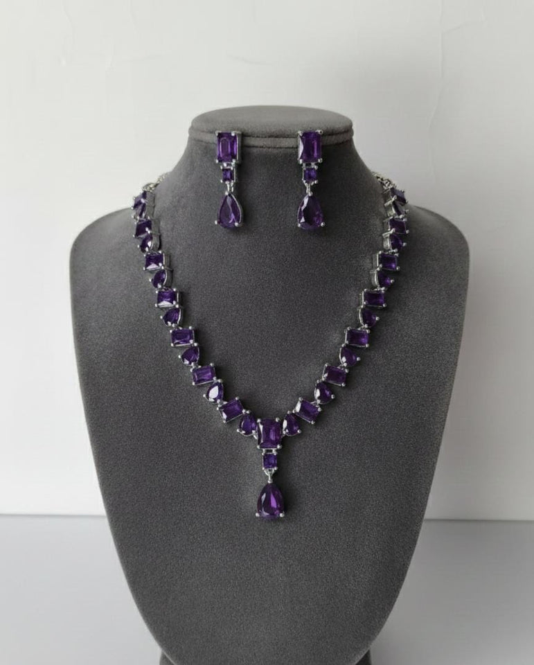 Royal Sparkle American Diamond Set