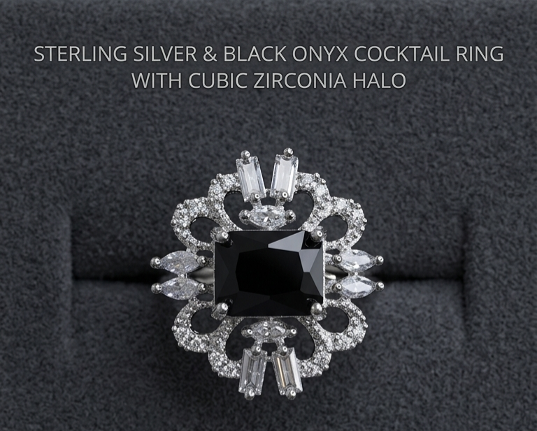 American diamond adjustable rings