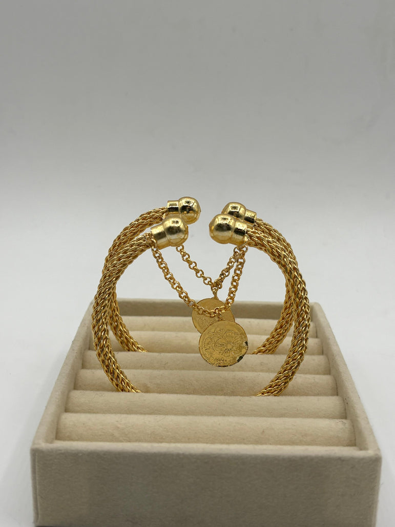 Coin Bangles (Adjustable)
