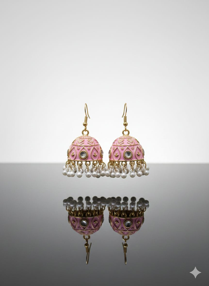 Zar-e-Noor Pearl Jhumka