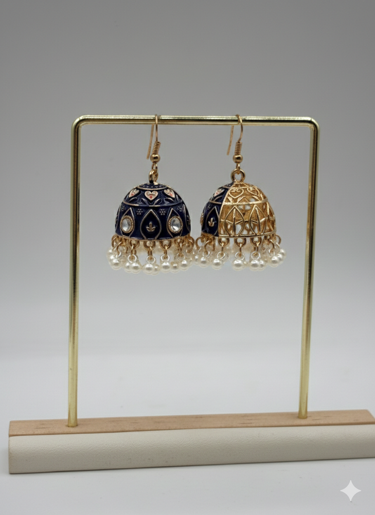 Zar-e-Noor Pearl Jhumka