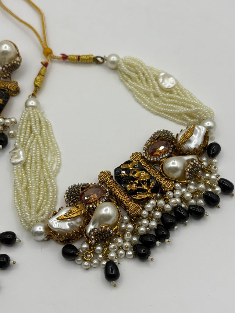 Midnight Pearl Turkish Set