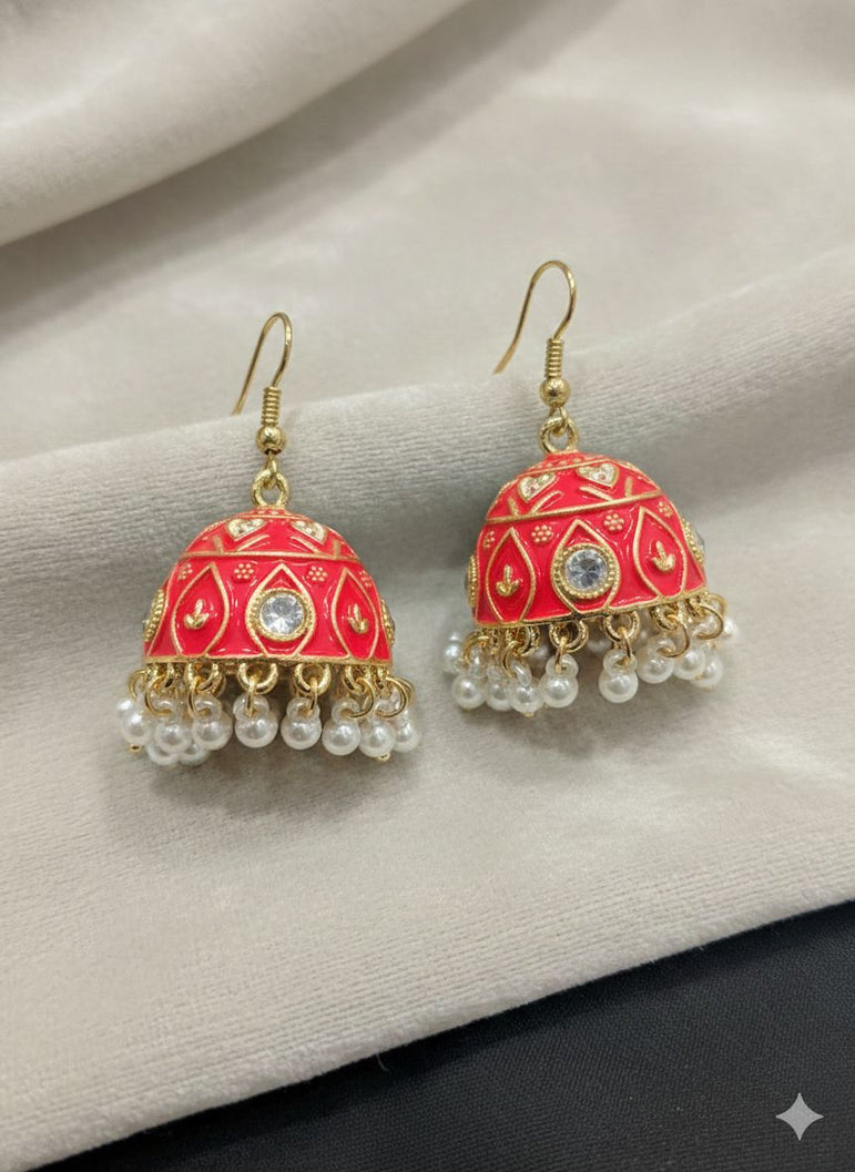 Zar-e-Noor Pearl Jhumka