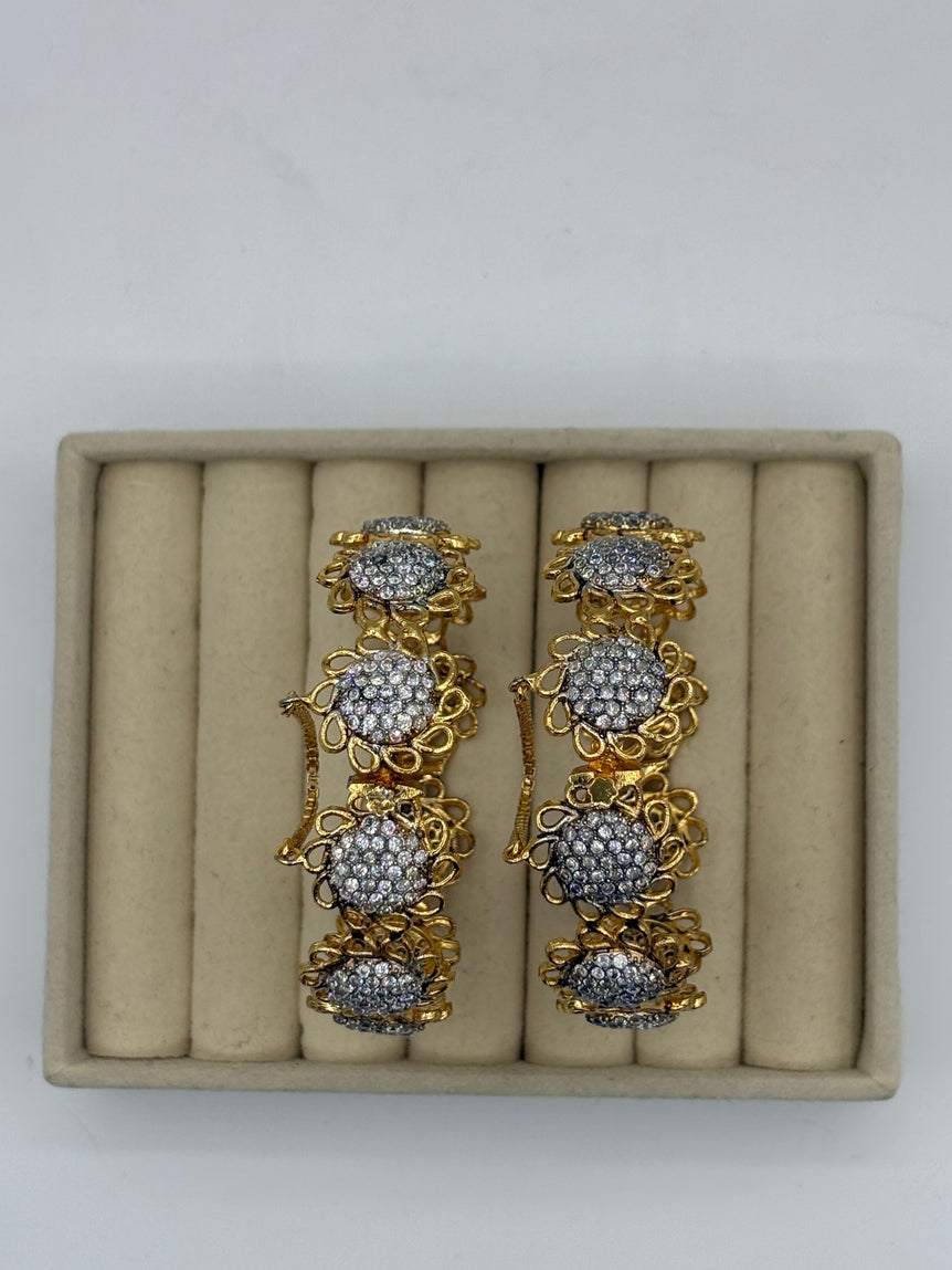 Lunar kara pair  (Adjustable Pair of 2)