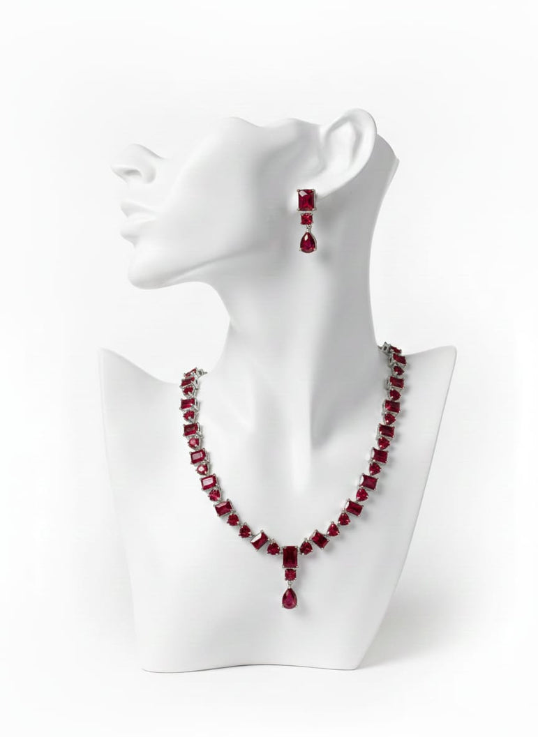 Royal Sparkle American Diamond Set