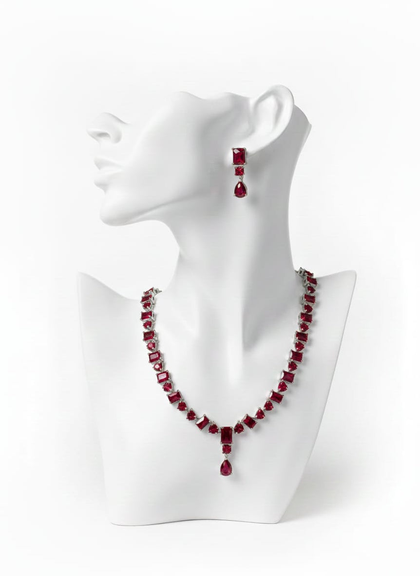 Royal Sparkle American Diamond Set