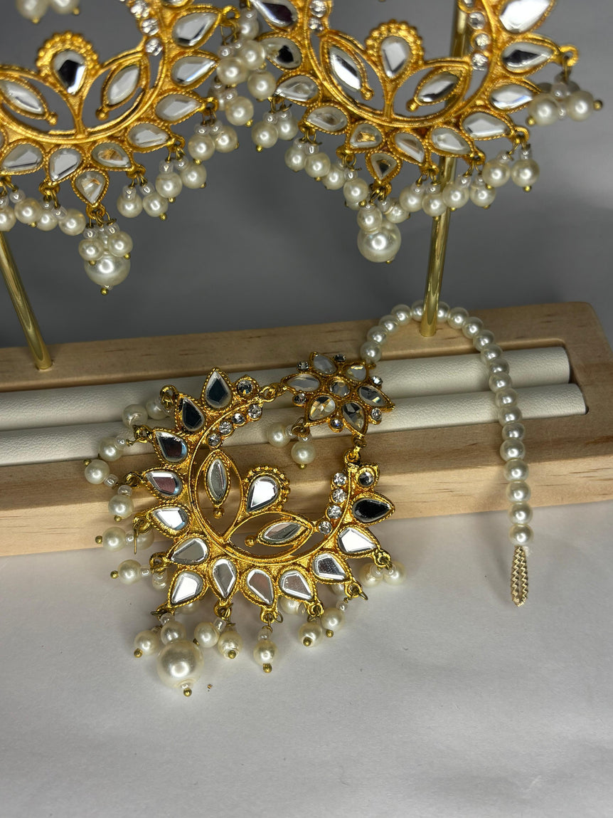 Peaels Noor-e-Kundan Mattah Patti Chandbali