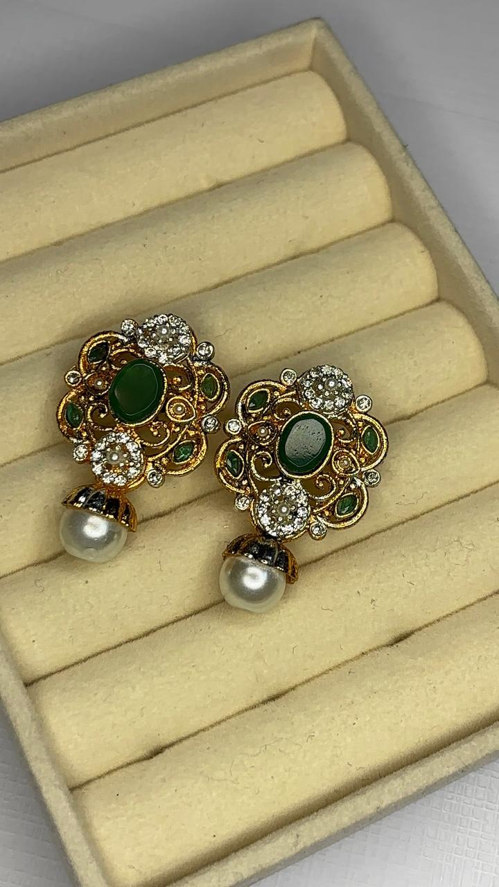 Flower Charm Earrings
