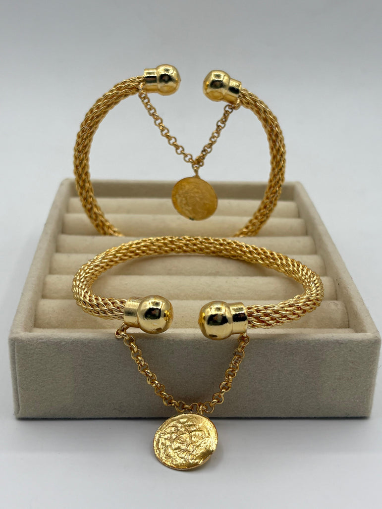 Coin Bangles (Adjustable)