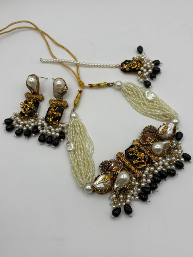 Midnight Pearl Turkish Set