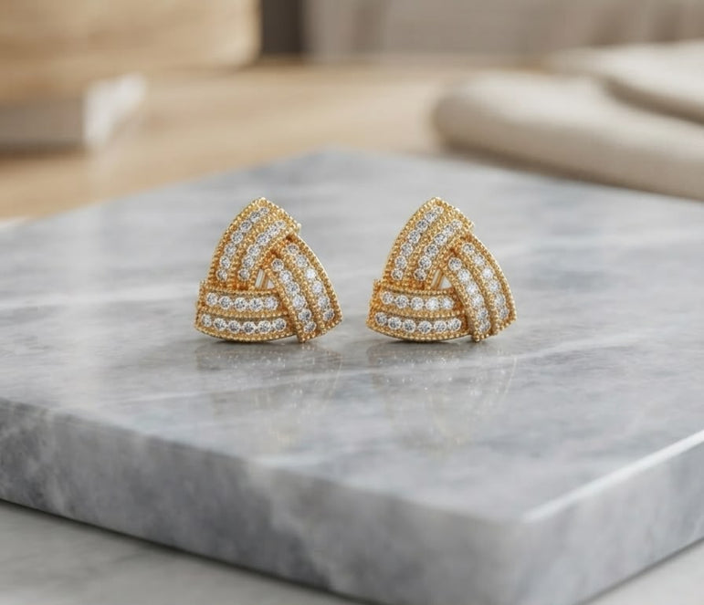 Twisted Leaf Studs