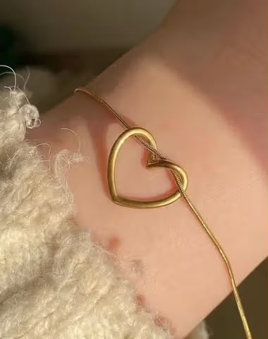 Heart Braclate Stainless Steel