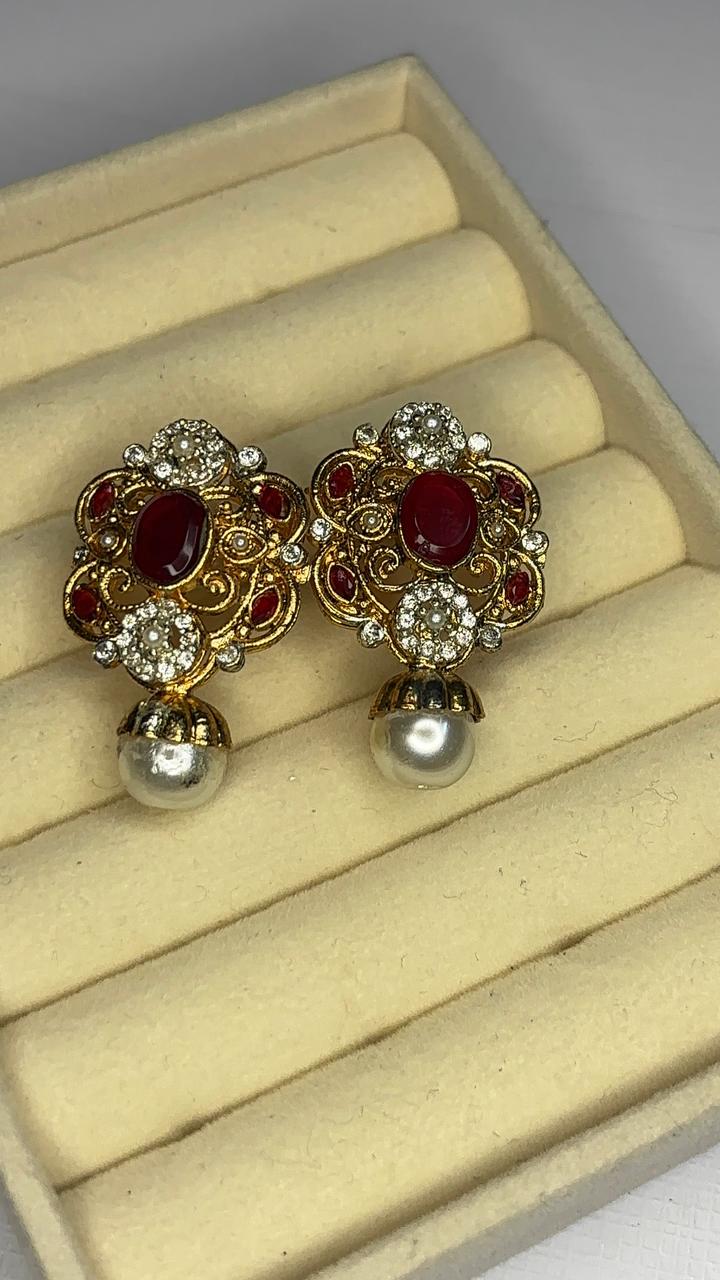 Flower Charm Earrings