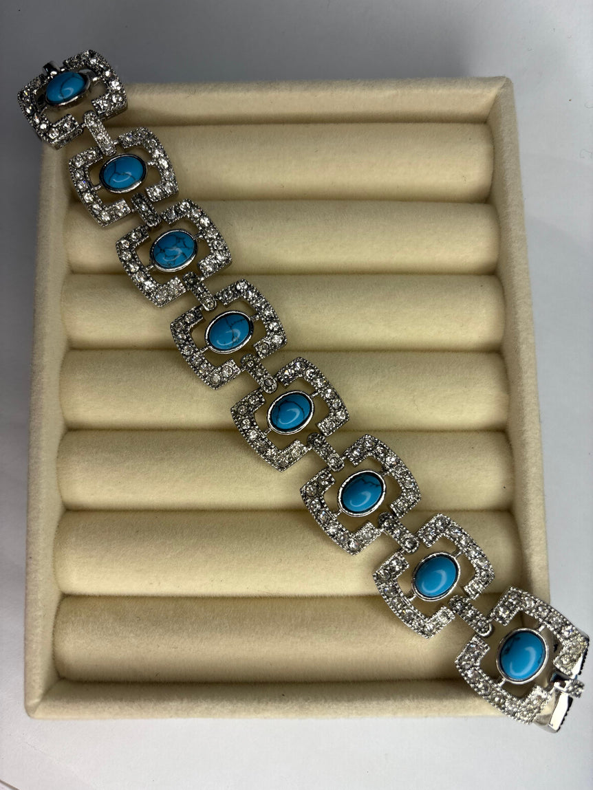 Silver Feroza Glow Bracelet