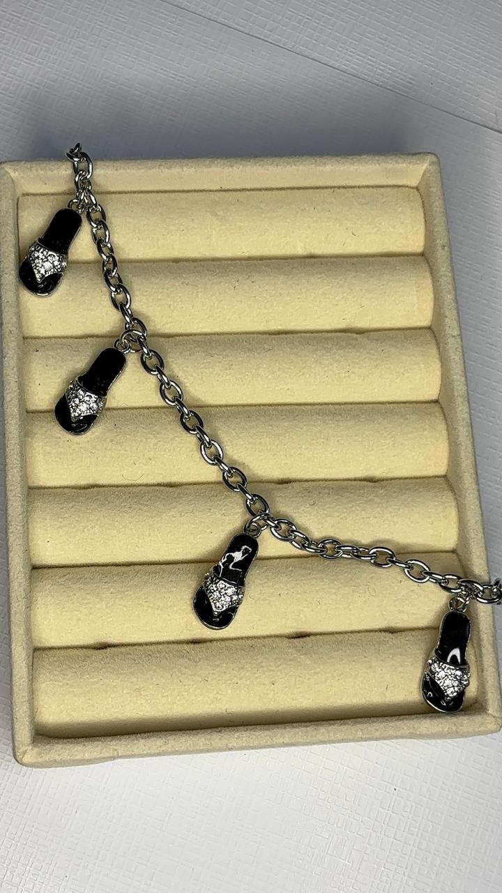 Mini Chappal Charm Bracelet