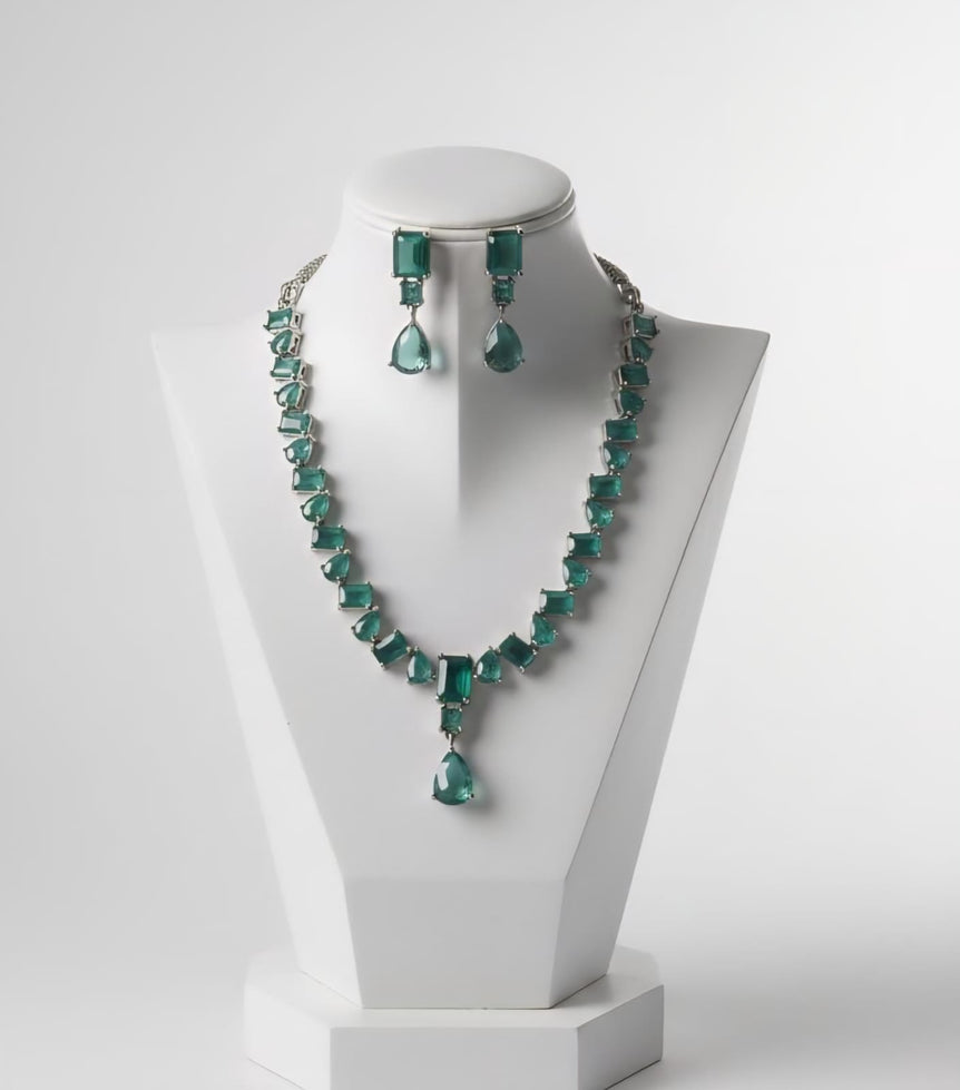 Royal Sparkle American Diamond Set