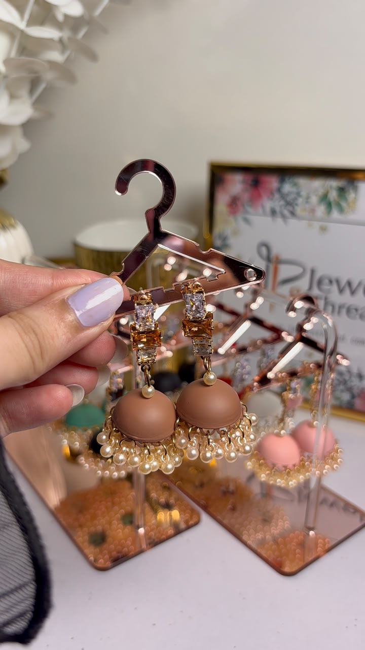 Pop Bell Jhumkas