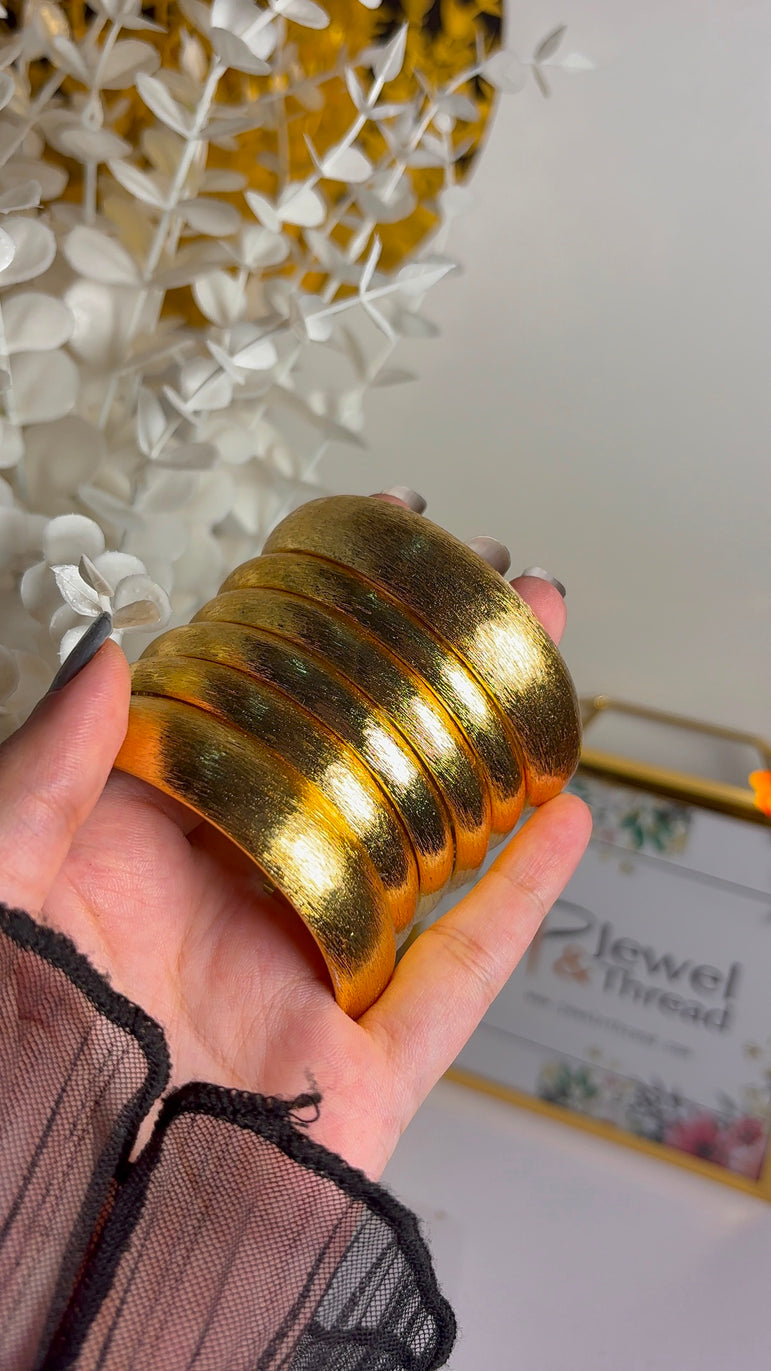 Golden & Silver Shine Bangles(Hania)