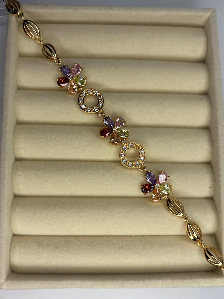 Multi Glow Gold Bracelet