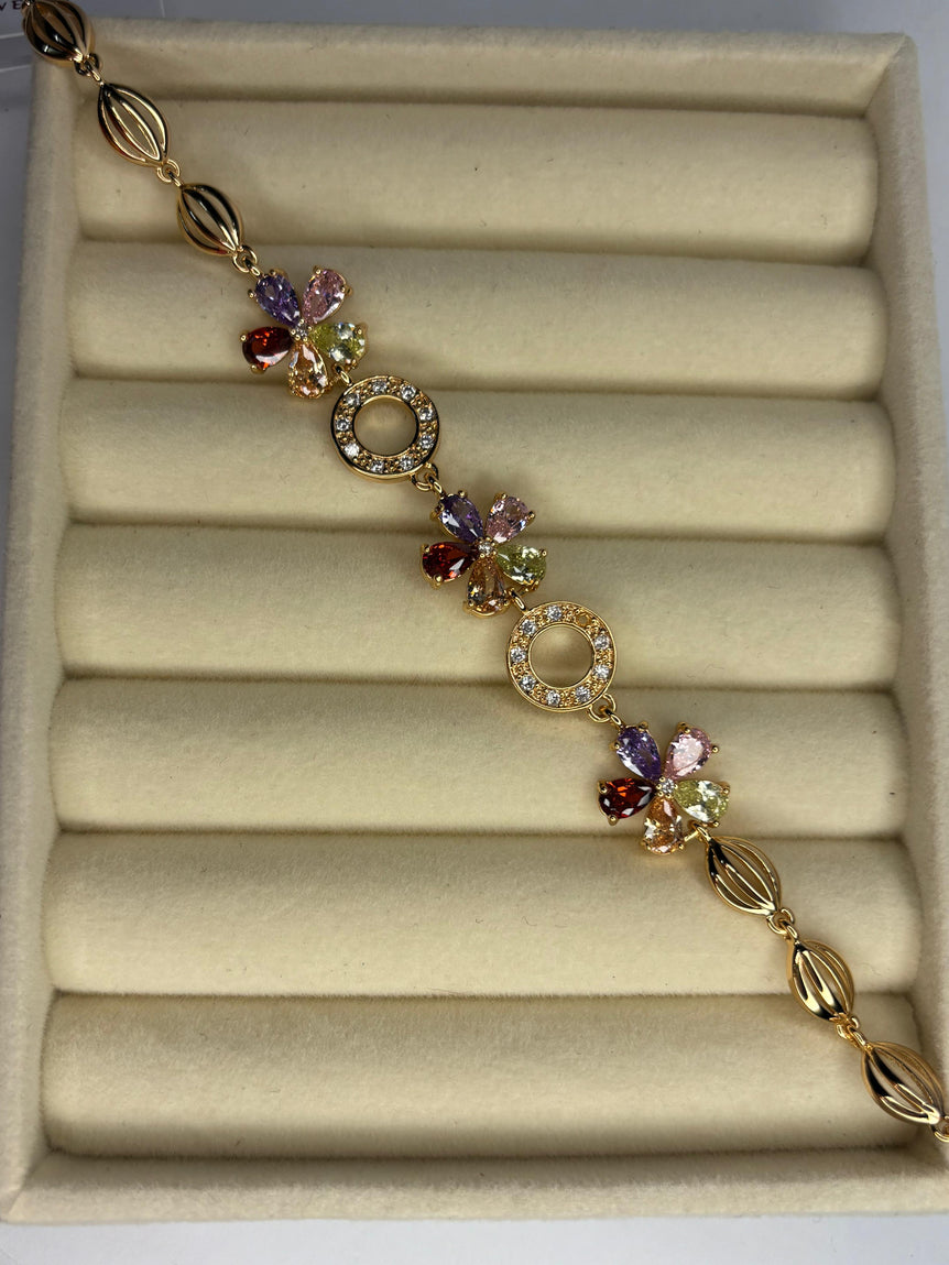 Multi Glow Gold Bracelet