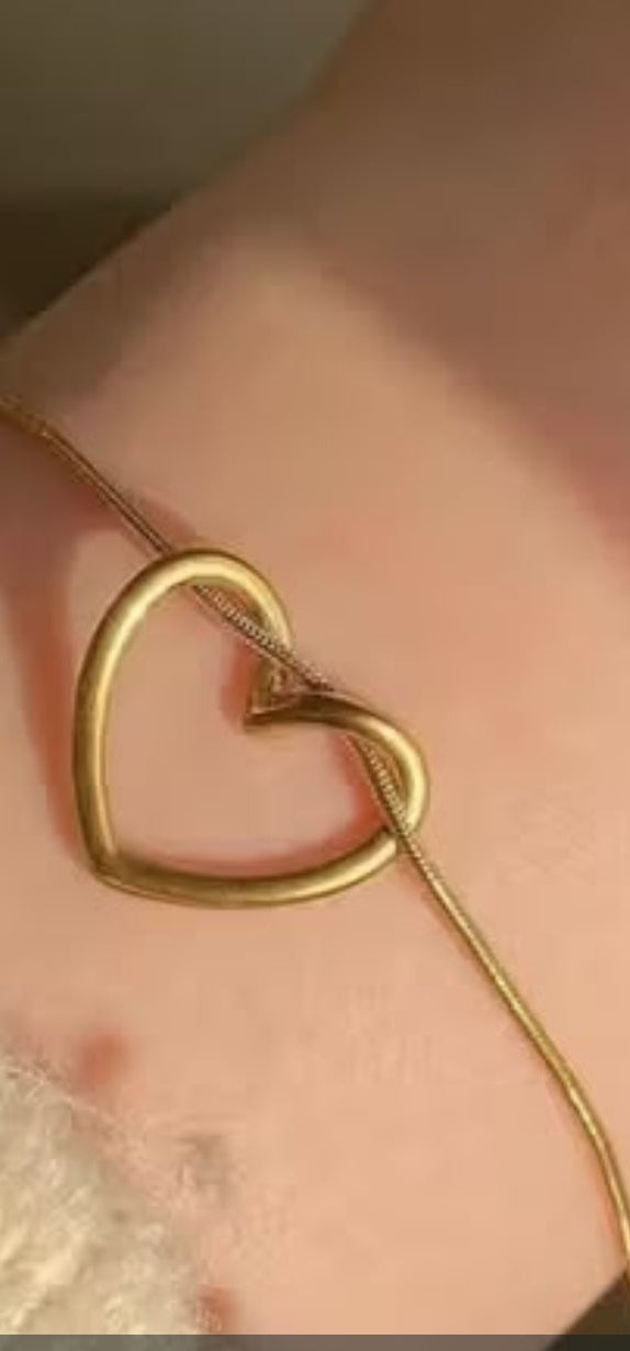 Heart Braclate Stainless Steel