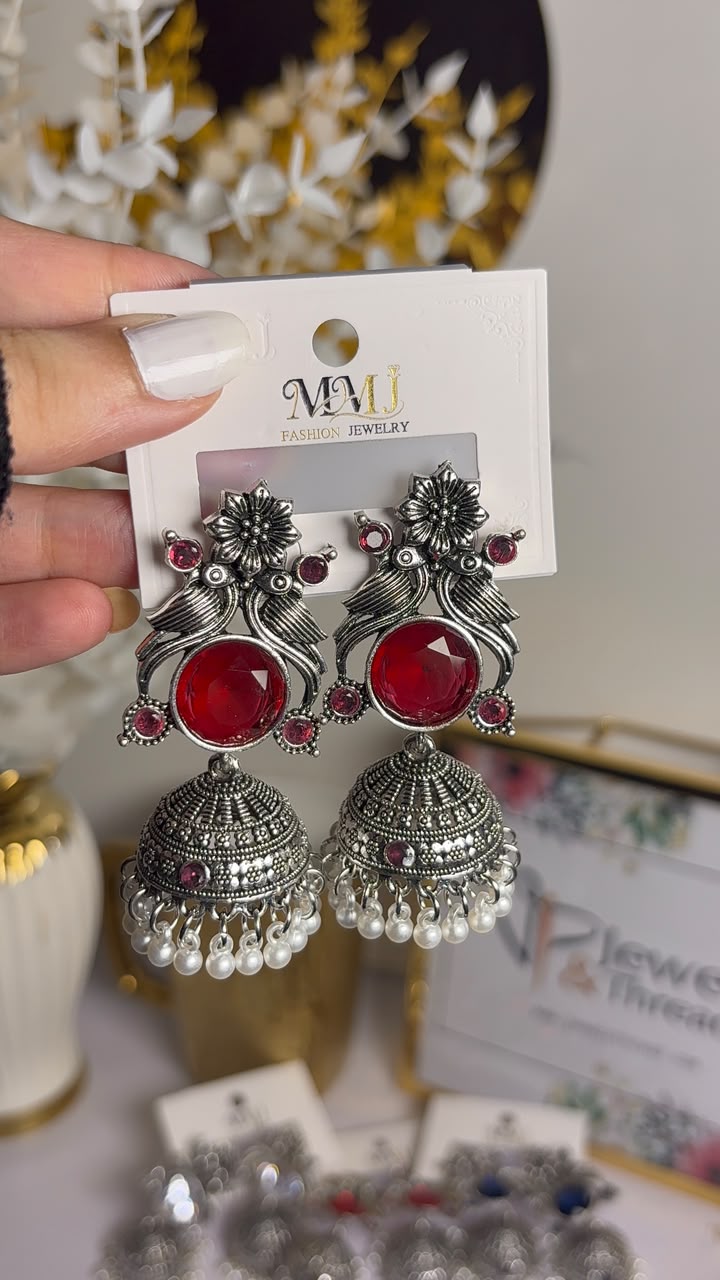 Moti Antique Jhumkay