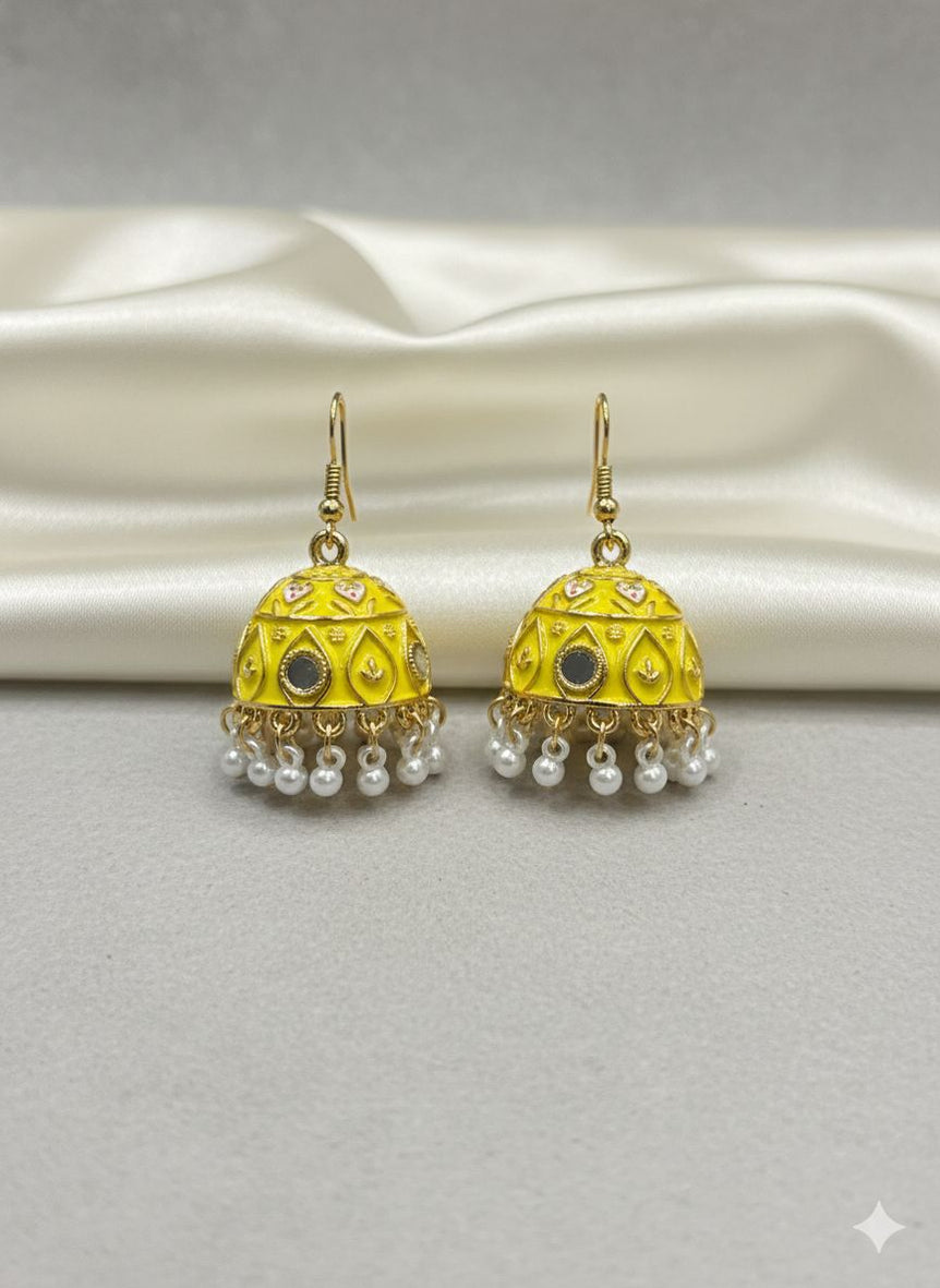 Zar-e-Noor Pearl Jhumka