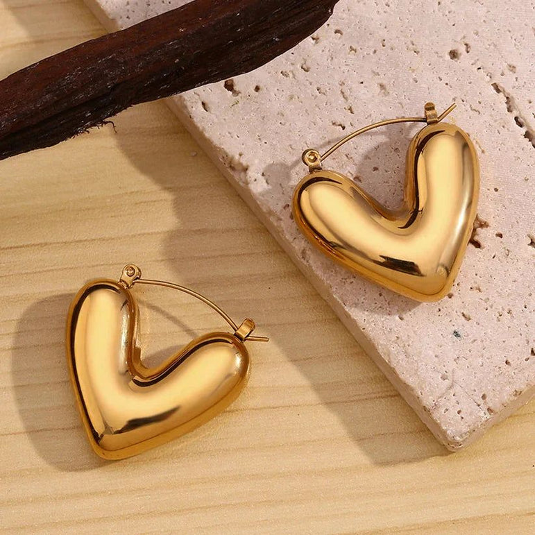 Heart earrings
