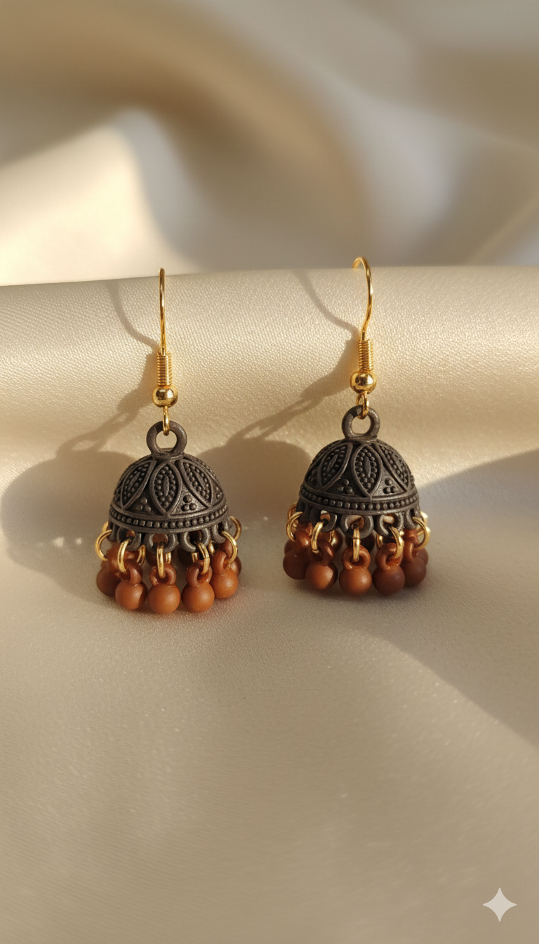 Daily charm jhumkay (Small)