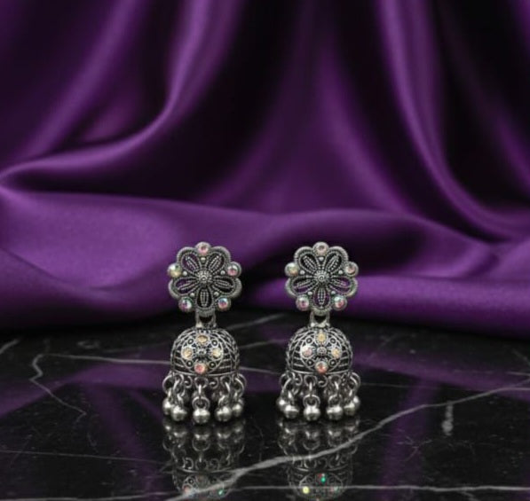 Flower jhumka