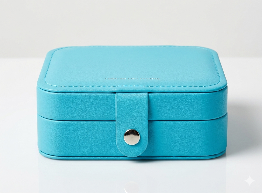 Leather jewellery boxes