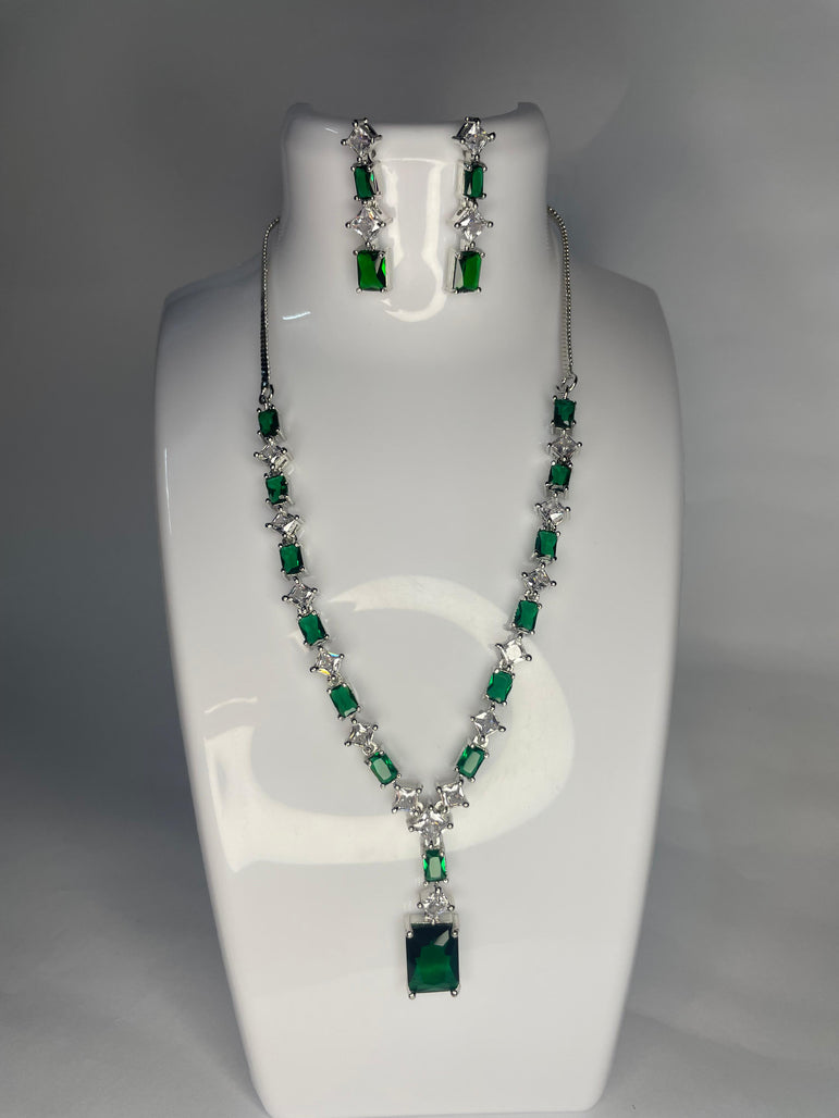 American diamond Locket set