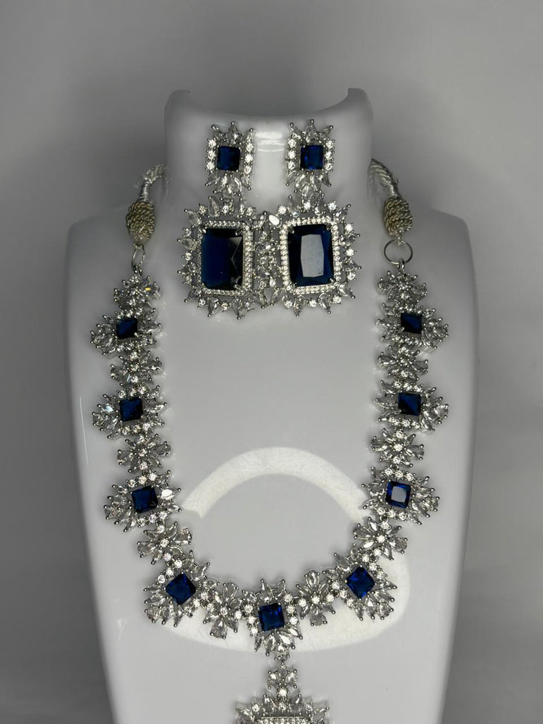 Blue American Diamond set