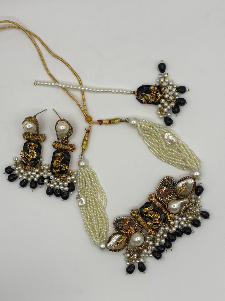 Midnight Pearl Turkish Set