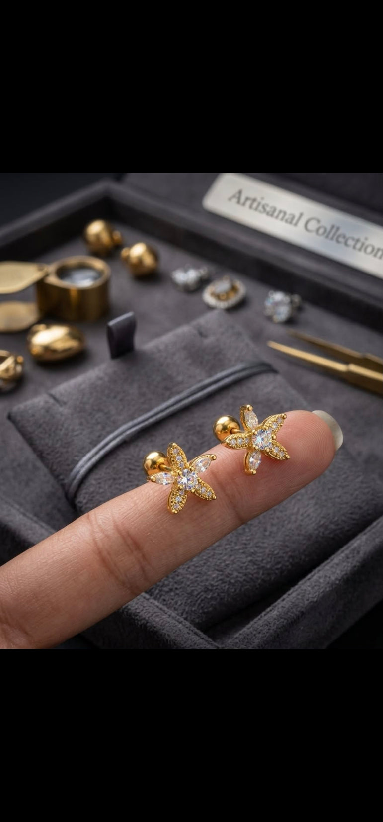 Flower studs