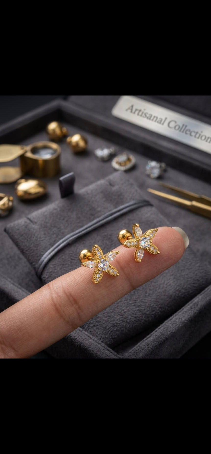 Flower studs