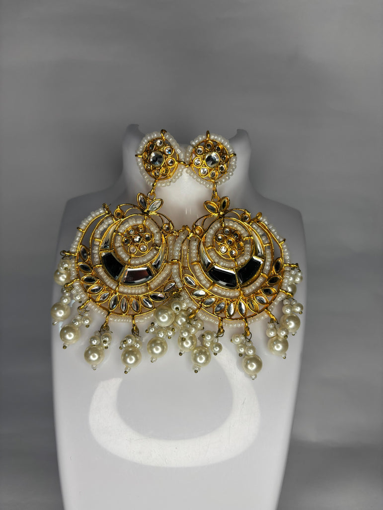 Pearl Noor Chandbali Earrings